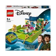 LEGO Disney Classic 43220 L'Avventura nel Libro delle Fiabe di Peter Pan e  Wendy, Set Giochi da Viaggio per Bambini 5+ Anni