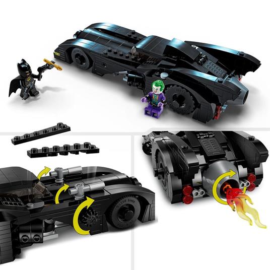 LEGO DC 76224 Batmobile: Inseguimento di Batman vs. The Joker, Iconica  Macchina Giocattolo del 1989, Idea Regalo per Bambini - LEGO - DC - TV &  Movies - Giocattoli