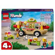 LEGO Friends 42633 Food Truck Hot-Dog, Giochi per Bambini 4+, Piccolo Camion Giocattolo con Cucina, 2 Mini Bamboline e Gatto