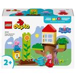 LEGO DUPLO 10431 Il Giardino e la Casa sull’Albero di Peppa Pig, Giochi Educativi per Bambini 2+ Anni, Playset con Personaggi