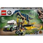 LEGO Jurassic World 76966 Missione Dinosauro: Camion di Trasporto dell'Allosauro, Giocattolo con Veicolo, Giochi Bambini 8+