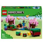 LEGO Minecraft 21260 Il Giardino del Ciliegio in Fiore, Modello di Bioma con 1 Personaggio e Animali, Giochi per Bambini 8+
