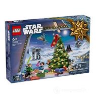 LEGO Star Wars Calendario dell'Avvento 2024, Giocattolo Collezione con 18 Modellini e 6 Personaggi, Regalo di Natale 75395