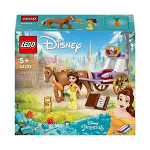 Giocattolo LEGO Disney Princess 43233 La Carrozza dei Cavalli di Belle Giochi Principesse per Bambini di 5+ Anni da La Bella e la Bestia LEGO