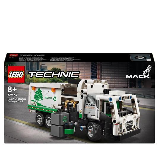 LEGO Technic 42167 Camion della Spazzatura Mack LR Electric, Veicolo  Giocattolo Raccolta Rifiuti, Gioco per Bambini 8+ Anni - LEGO - Technic -  Mezzi pesanti - Giocattoli | Feltrinelli