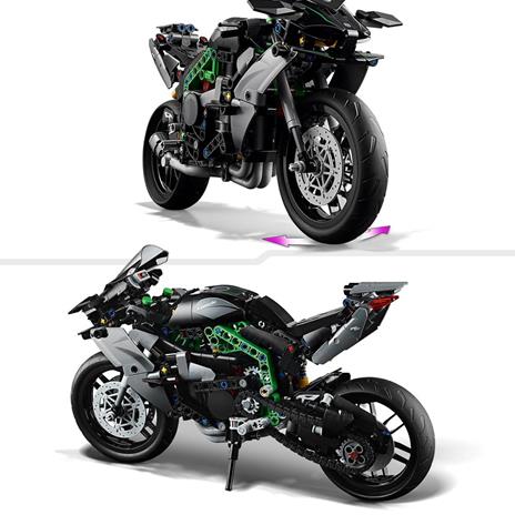 LEGO Technic 42170 Motocicletta Kawasaki Ninja H2R Giochi per Bambini 10+ Modellino di Moto Giocattolo in Scala da Costruire - 4