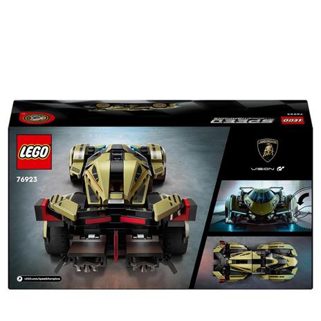 LEGO Speed Champions 76923 Super Car Lamborghini Lambo V12 Vision GT, Macchina Giocattolo da Collezione per Bambini 10+ Anni - 8