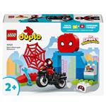 LEGO DUPLO Marvel 10424 L’Avventura in Moto di Spin, Gioco Educativo per Bambini 2+ con Moto Gicattolo, Set Serie TV Spidey