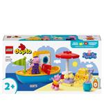 LEGO DUPLO 10432 Viaggio in Barca di Peppa Pig, Giochi Educativi per Bambini Da 2 con 2 Personaggi, Idea Regalo di Compleanno