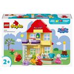 LEGO DUPLO 10433 La Casa del Compleanno di Peppa Pig, Giochi Creativi per Bambini 2+ Anni con 3 Personaggi, Playset Educativo
