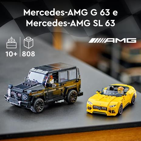 LEGO - Speed Champions - 76924 Mercedes-AMG G 63 e Mercedes-AMG SL 63 - 2