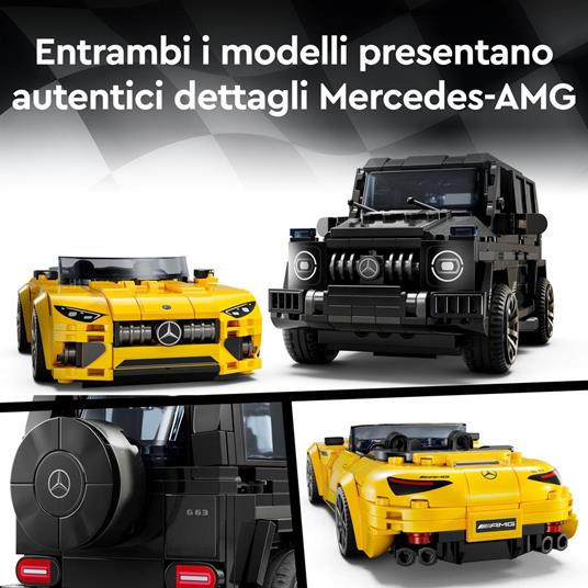 LEGO - Speed Champions - 76924 Mercedes-AMG G 63 e Mercedes-AMG SL 63 - 3