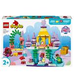 LEGO DUPLO Disney 10435 Il Magico Palazzo Sottomarino di Ariel, Giochi per Bambini 2+, Castello Giocattolo della Sirenetta
