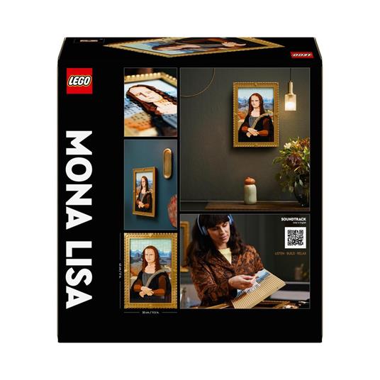 LEGO Art 31213 Gioconda, Riproduzione Opera d'Arte di Leonardo da Vinci in Mattoncini, Idea Regalo per Adulti, Lui o Lei - 8