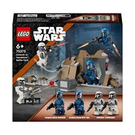 LEGO Star Wars 75373 Battle Pack Agguato su Mandalore, Gioco d'Avventura per Bambini 6+ con 4 Personaggi con Armi e Jetpack