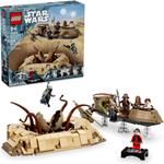 LEGO Star Wars 75396 Skiff del Deserto e Fossa del Sarlacc, Astronave Giocattolo e Mostro da Costruire, Giochi per Bambini 9+