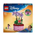 LEGO Disney 43237 Vaso di Fiori di Isabela Giochi per Bambini 9+ con Mini Bambolina e Cesto Apribile Regalo dal Film Encanto