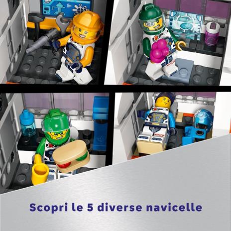 LEGO City 60433 Stazione Spaziale Modulare, Modellino da Costruire per Collegare Astronavi e Moduli Gioco per Bambini da 7+ - 4