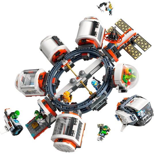 LEGO City 60433 Stazione Spaziale Modulare, Modellino da Costruire per Collegare Astronavi e Moduli Gioco per Bambini da 7+ - 8