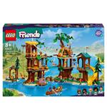 LEGO Friends 42631 La Casa sull'Albero al Campo Avventure, Gioco per Bambini 8+ con 5 Mini Bamboline e 5 Animali Giocattolo