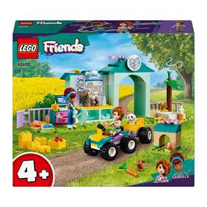 Giocattolo LEGO Friends 42632 La Clinica Veterinaria degli Animali della Fattoria Giochi Bambini 4+ con Personaggi e Trattore Giocattolo LEGO