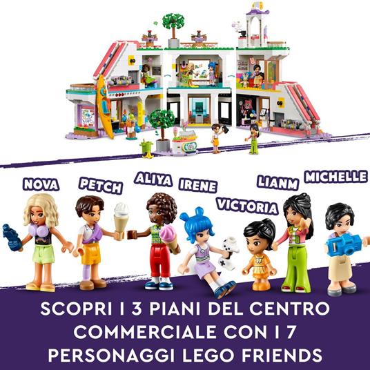 LEGO Friends 42604 Centro Commerciale di Heartlake City, Giochi per Bambini di 8+ Anni per lo Sviluppo delle Abilità Sociali - 3
