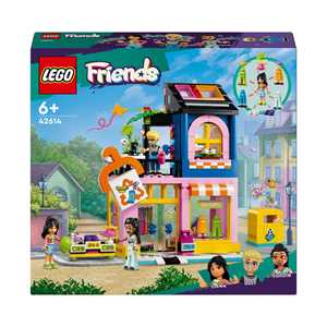 Giocattolo LEGO Friends 42614 Boutique Vintage, Giochi per Bambini da 6 Anni con Negozio Giocattolo di Moda, 3 Mini Bamboline e un Gatto LEGO