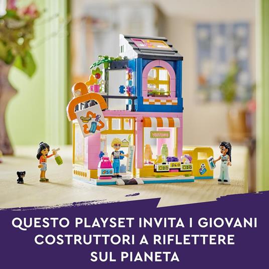 LEGO Friends 42614 Boutique Vintage, Giochi per Bambini da 6 Anni con Negozio Giocattolo di Moda, 3 Mini Bamboline e un Gatto - 5