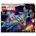 LEGO Marvel 76286 Guardiani della Galassia: Milano, Astronave Giocattolo con 4 Supereroi, Regalo per Bambini 12+ da Collezione