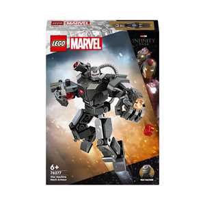 Giocattolo LEGO Marvel 76277 Mech di War Machine, Giocattolo Action Figure per Bambini 6+ Anni, Supereroe con 3 Shooter, Personaggio MCU LEGO