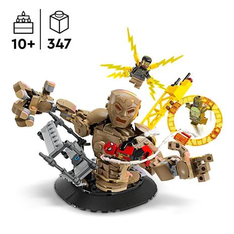 LEGO Marvel 76280 Spider-Man vs. Uomo Sabbia: Battaglia Finale con Minifigure dei Cattivi, Gioco per Bambini 10+, Idea Regalo - 3