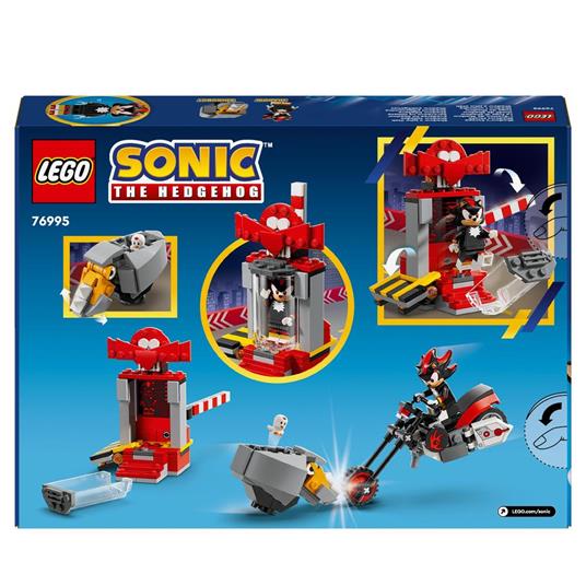 LEGO Sonic the Hedgehog 76995 La Fuga di Shadow the Hedgehog con Moto  Giocattolo per Bambini 8+ Anni, Personaggi Videogiochi - LEGO - Sonic - TV  & Movies - Giocattoli