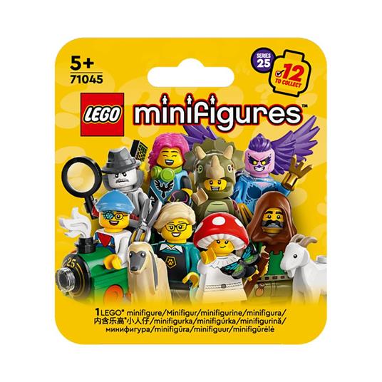 LEGO 71045 Minifigures Serie 25, Personaggi da Collezione, Idea Regalo per  Bambini 5+ Anni, Scatola con 1 di 12 Figure a Caso - LEGO - Minifigures -  Generici - Giocattoli | Feltrinelli