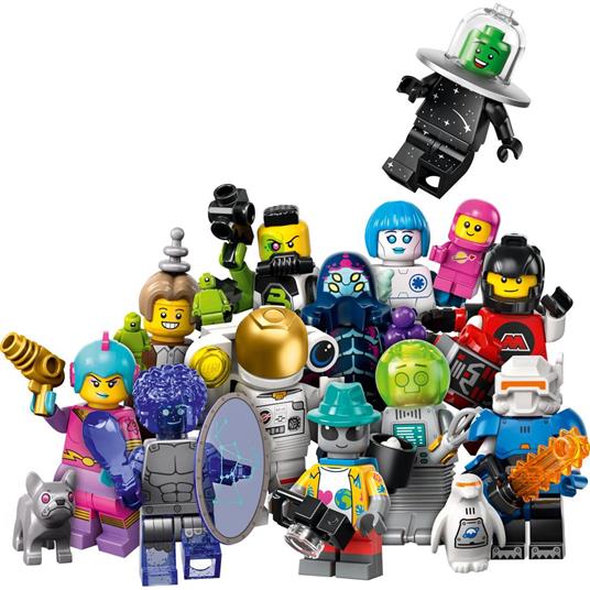 LEGO Minifigures 71046 Serie 26 Spazio, Scatola con 1 di 12 Personaggi Giocattolo a Caso da Collezione Giochi per Bambini 5+ - 7