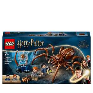 Giocattolo LEGO Harry Potter 76434 Aragog nella Foresta Proibita, Ragno Giocattolo con Parti Snodabili, Giochi di Magia per Bambini 7+ LEGO