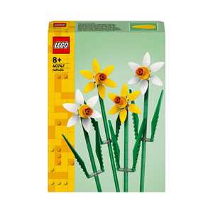 Giocattolo LEGO Creator 40747 Narcisi, Fiori Finti per Bambini 8+, Bouquet Regalo di San Valentino, per Lei o Lui, per Ragazza o Ragazzo LEGO