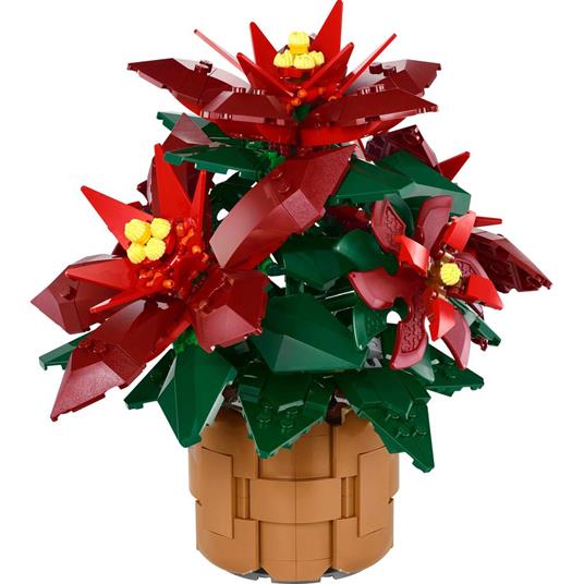 LEGO Icons 10370 Stella di Natale, Fiori Finti Fai da Te per Adulti, Decorazione Natalizia, Idea Regalo per Uomo e Donna - 7