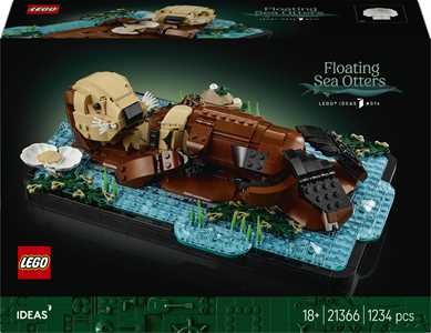 Giocattolo LEGO Ideas Lontre marine LEGO