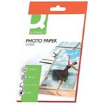 Carta fotografica Inkjet Q-Connect 10x15cm bianco 180 g/m² lucida conf. da 25 fogli - KF01905