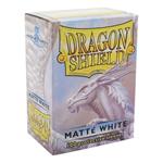 100 Protective Sleeves Dragon Shield Magic MATTE WHITE Bustine Protettive Buste