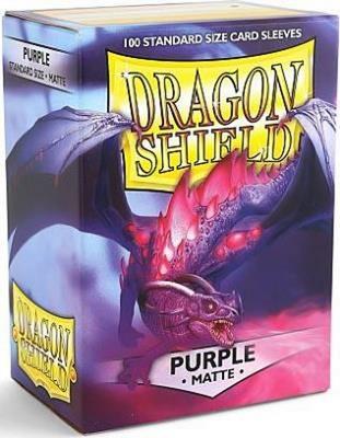 100 Sleeves Dragon Shield Magic MATTE PURPLE Bustine Protettive Viola Mtg - 2