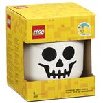 Contenitore Lego Testa Halloween Bianco - Lego Accessori