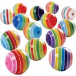 Perline Arcobaleno da Infilare 12mm. 500gr