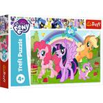 Trefl 60 El. My Little Pony, TÄczowa przyjaLsL [Puzzle]