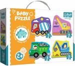 4 Puzzle in 1. Baby Classic: Veicoli al Cantiere