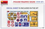 1/35 Polish Traffic Signs 1930-40