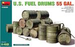 Bidoni Carburante U.S. Fuel Drums 55 Gal. 1/48