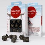 Japanese Dice Set Deep Night Firefly (7) Q Workshop