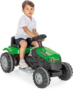 Giocattolo Trattore Elettrico per Bambini 3 Anni Trattore Verde Elettrico Trattore Giocattolo Dimensioni LxPxA 95 x 51 x 51 cm Biemme