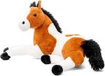 Cavallo Peluche Grande Gigante XXL Morbido Peluche a Forma di Cavallo di cm Bambini Unicorno Giocattolo Colore Marrone, Bianco, Nero da XXL Gigante Animale Grande Sdraiato Toys (Marrone e Bianco)